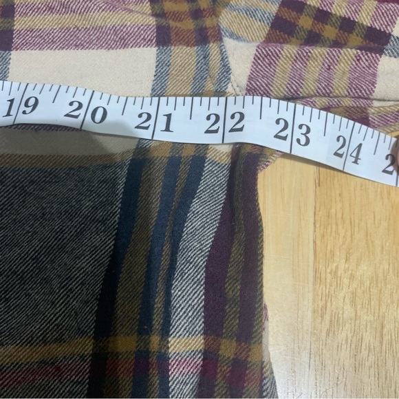 Legendary Whitetails Flannel Button Up Large Tall‎ L Brown Plaid Men's B-38 - Picture 8 of 9